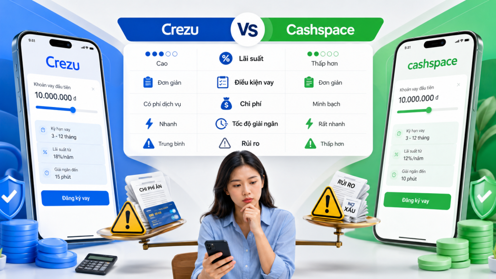 Crezu Hay Cashspace? Đọc Trước Khi Bấm Vay!
